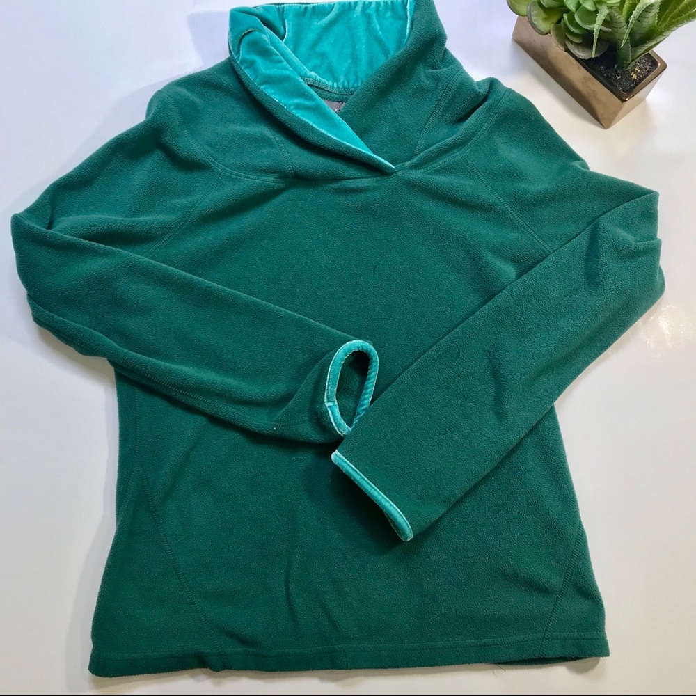 PRANA Jade Fleece Pullover with Shawl Collar - XL